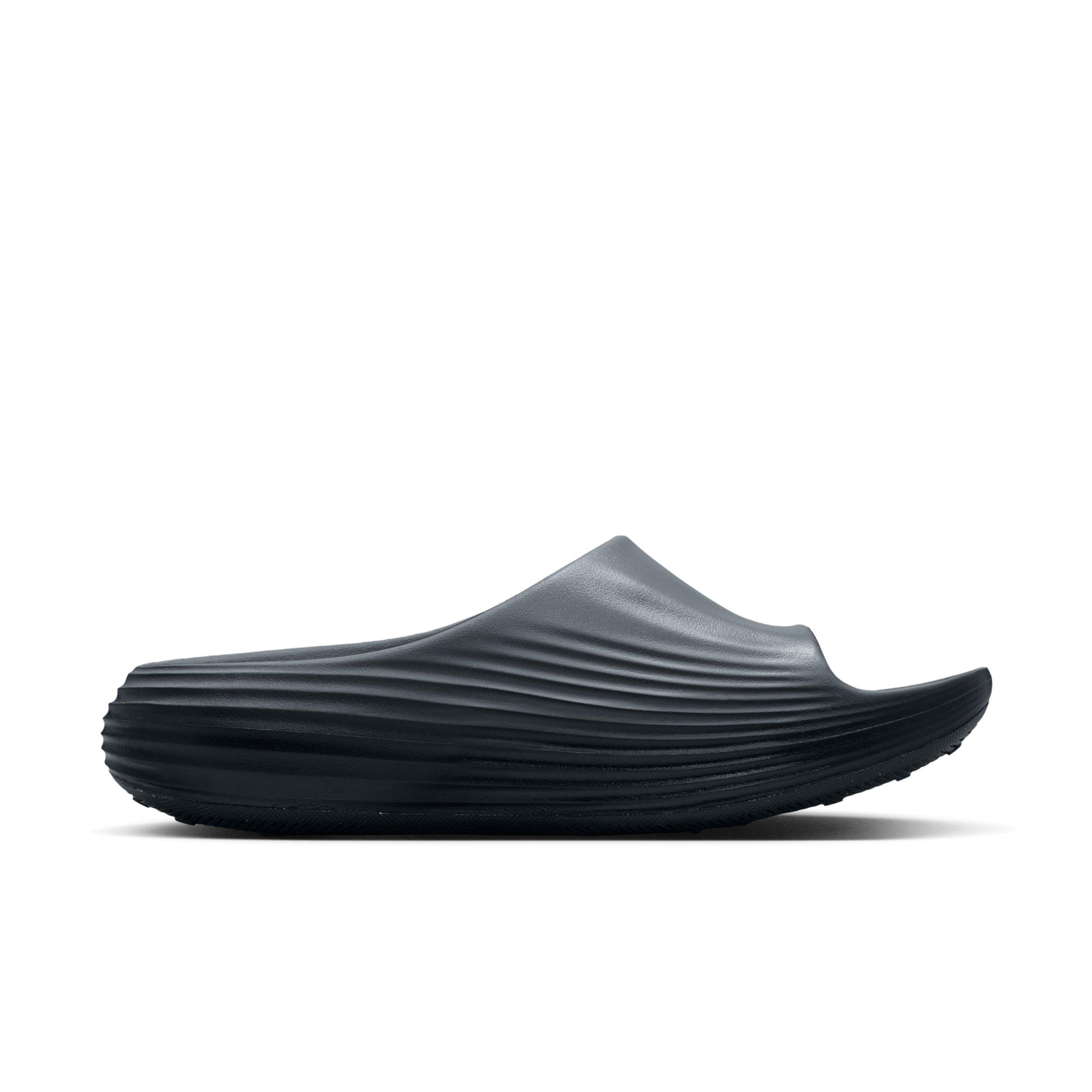 Nike ReactX Rejuven8 "Cool Grey/Black/Volt" Men's Slide - GREY/BLACK/VOLT